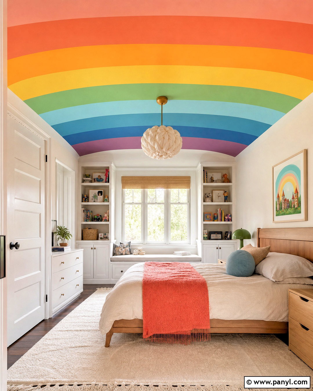 Rainbow Room With Painted Ceiling - 20 rainbow room ideas