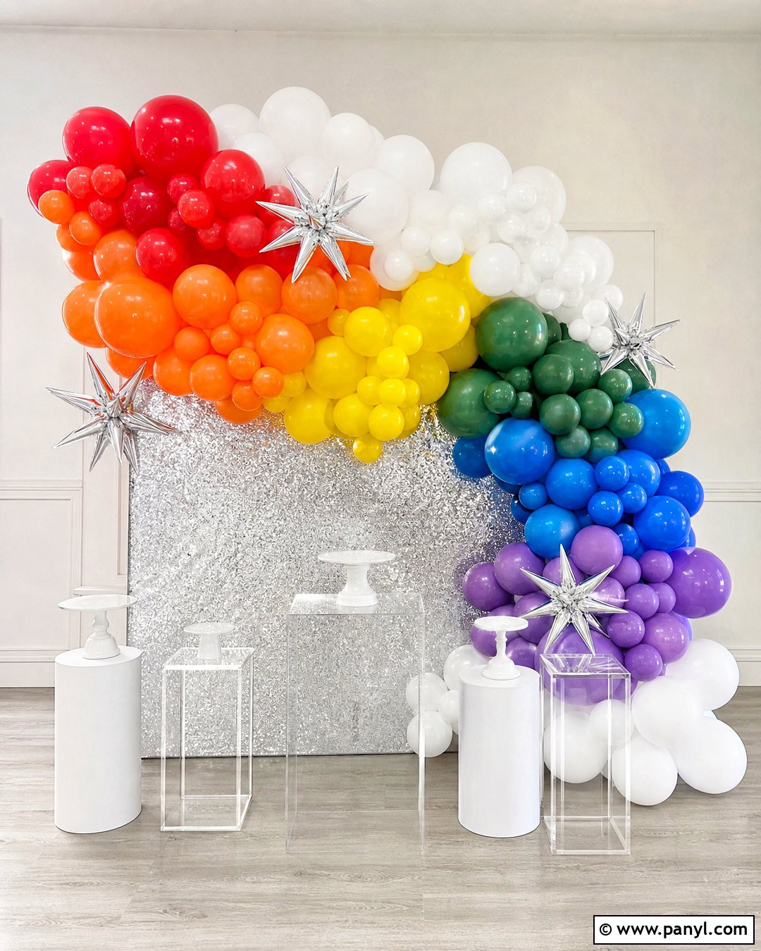 20 Shimmer Wall With Balloons Ideas for Dazzling Parties