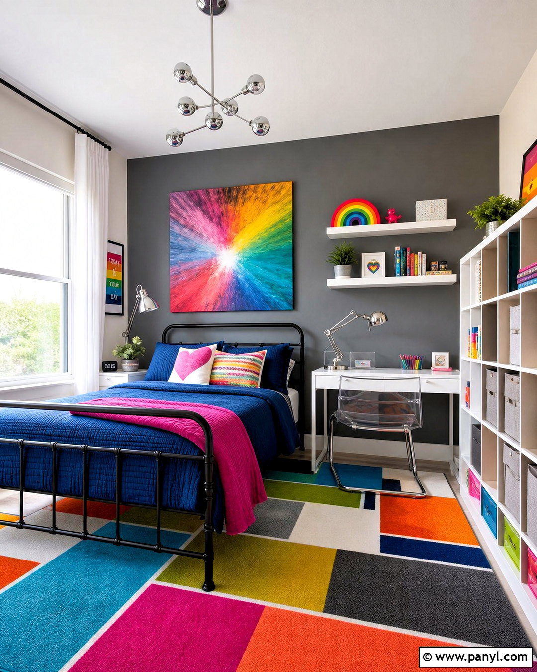 Rainbow Teen Bedroom - 20 rainbow room aesthetic ideas