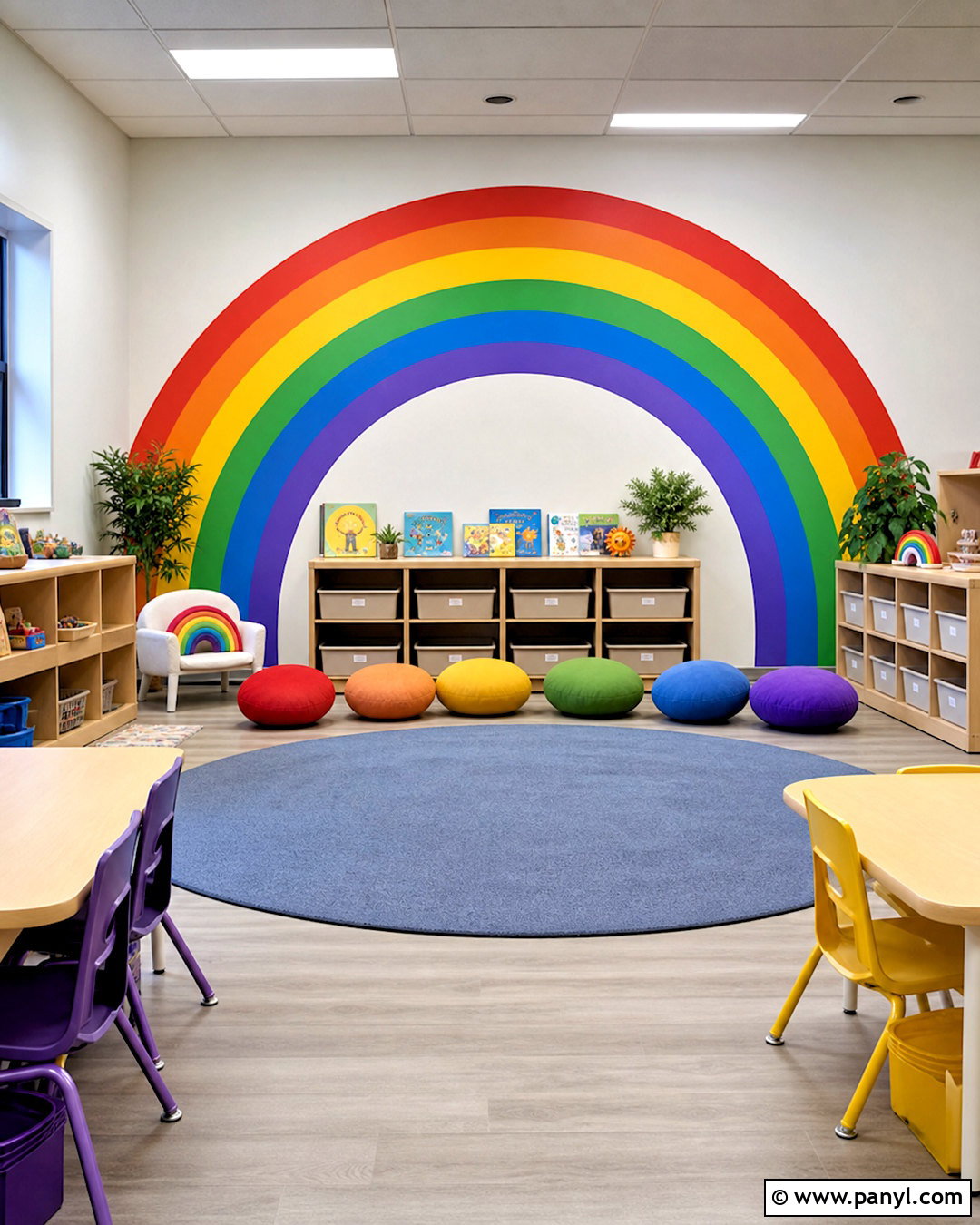 Rainbow Wall Decal Classroom - 20 rainbow wall decal ideas