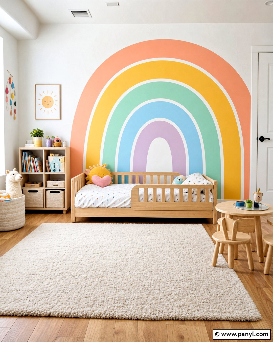 Rainbow Wall Decal Toddler Room - 20 rainbow wall decal ideas