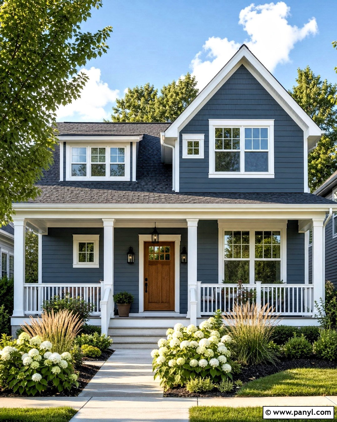 Rainstorm House Exterior With White Trim - 20 sherwin williams rainstorm ideas