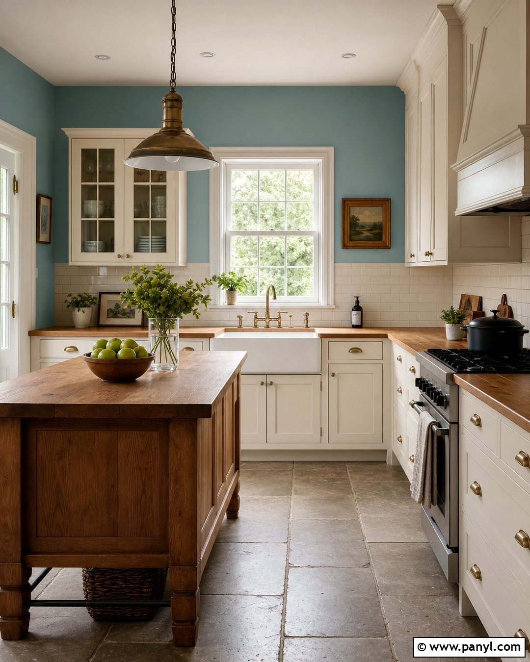 Rainwashed Kitchen Walls - 20 Sherwin Williams Kitchen Wall Colors