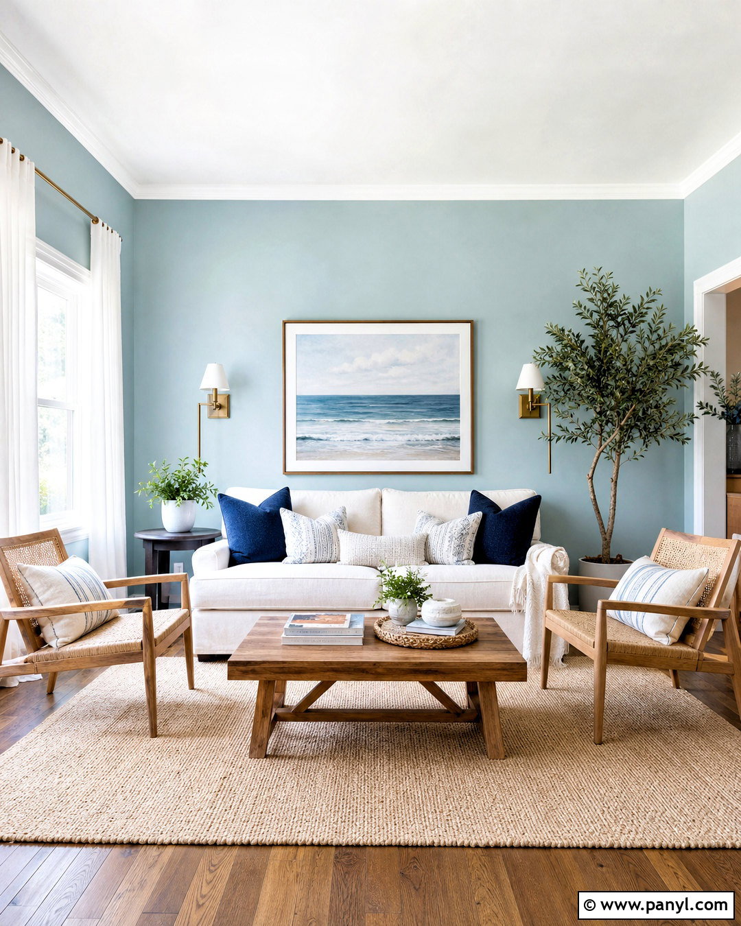 Rainwashed Living Room - 20 rain washed sherwin williams ideas