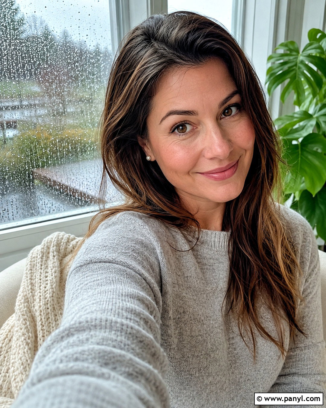 Rainy Window Selfie - 20 pretty selfies