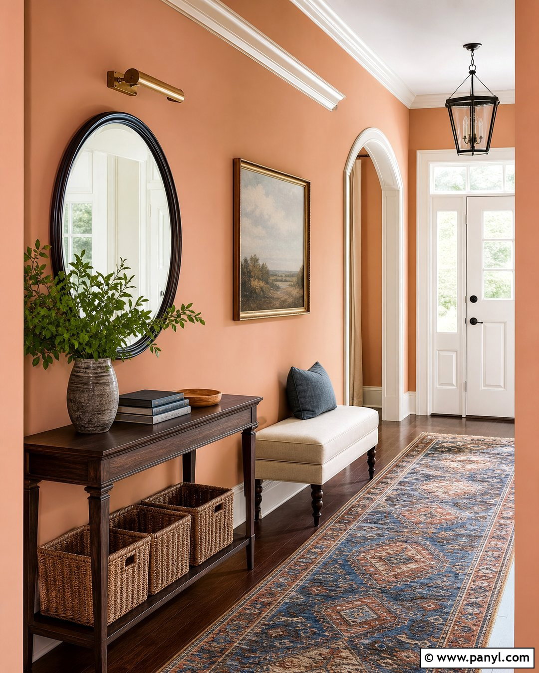 Raleigh Peach CW-205 Entryway - 20 Peach Benjamin Moore Wall Colors