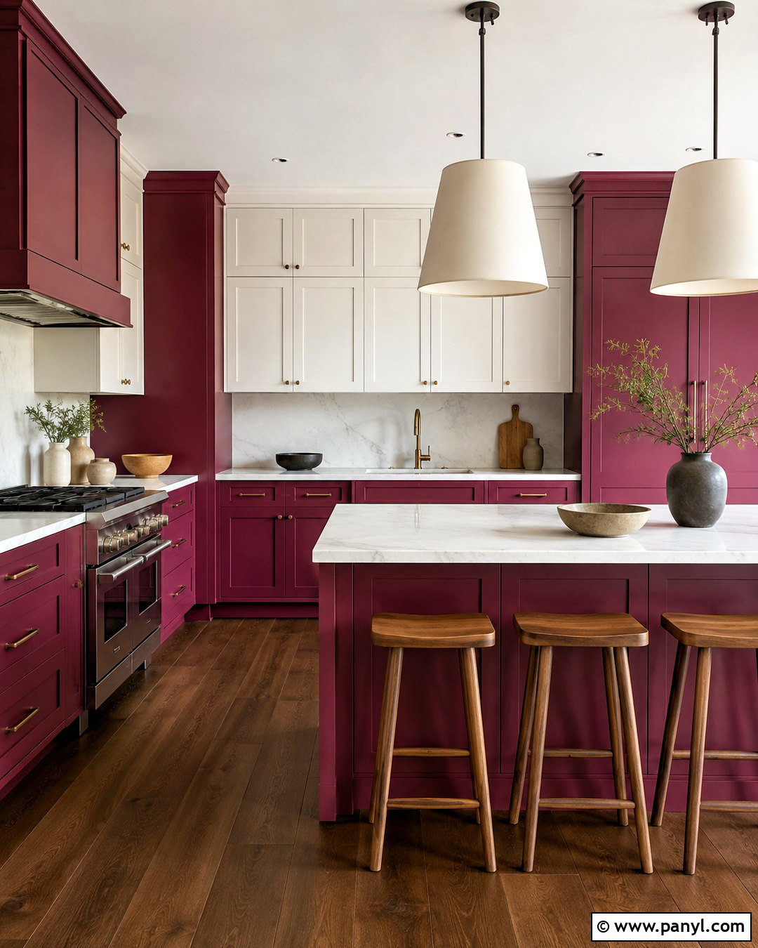 Raspberry Pink Kitchen - 20 pink kitchen aesthetic ideas