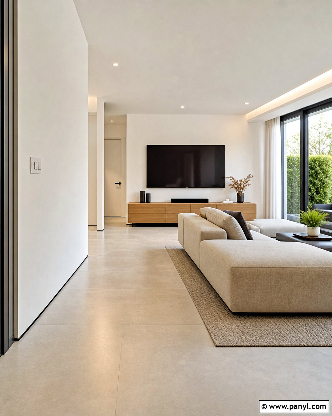Recessed Shadow Gap Wall Skirting - 20 wall skirting ideas