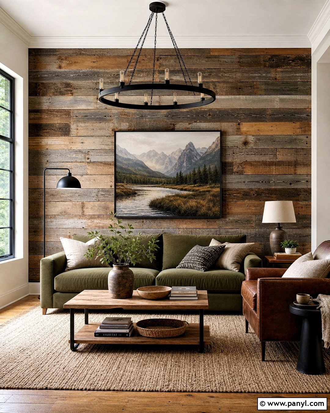 Reclaimed Wood Accent Wall - 20 wood accent wall ideas