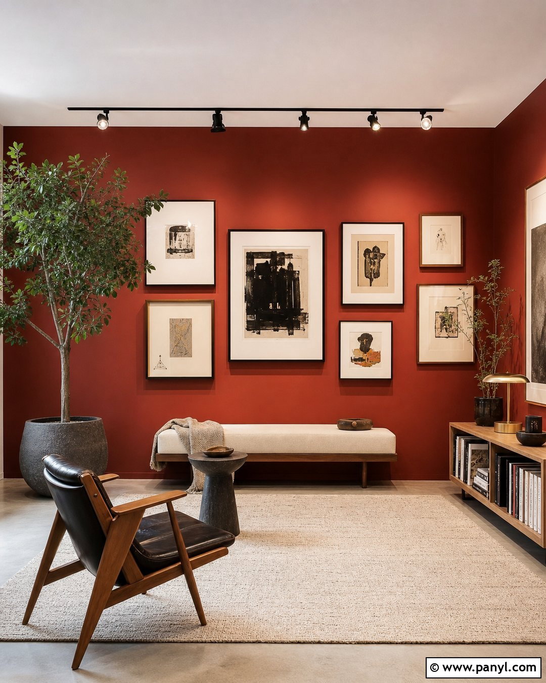 Red Accent Wall Art Room - 20 Empty Room With Red Accent Wall Ideas
