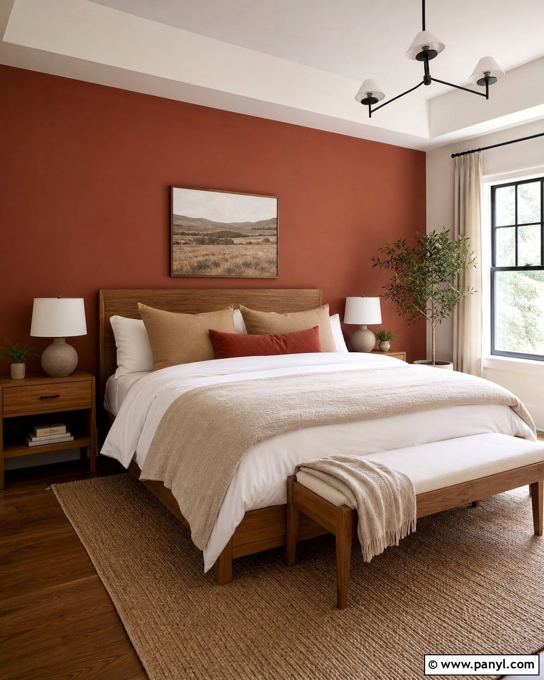 Red Accent Wall Bedroom - 20 Empty Room With Red Accent Wall Ideas