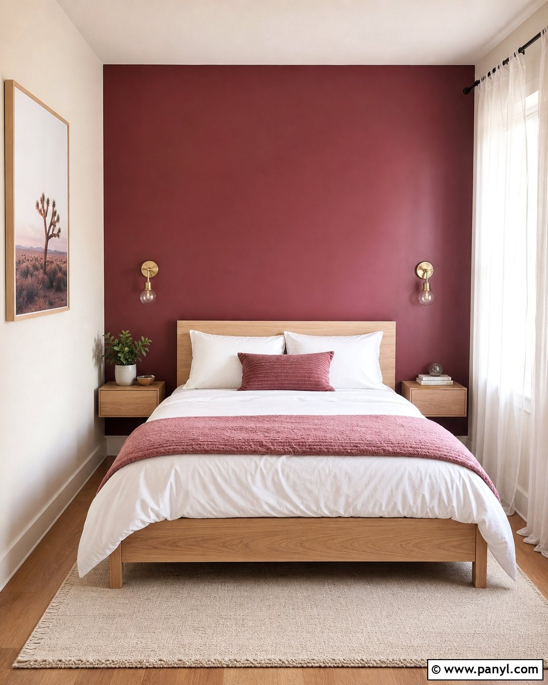 Red Accent Wall Small Bedroom - 25 Red Accent Walls