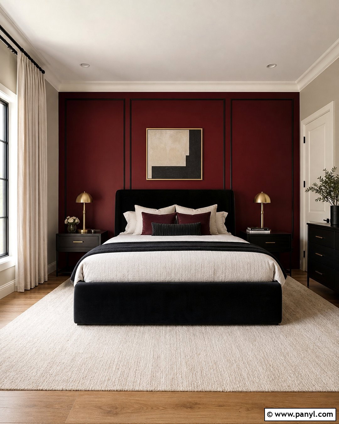Red And Black Bedroom Accent Wall - 25 Red And Black Walls