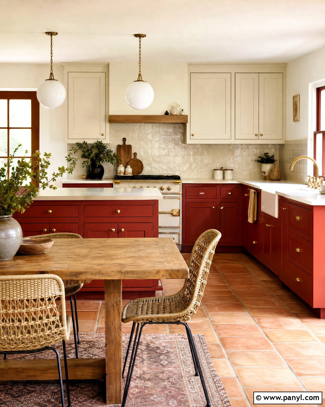 Red And Cream Kitchen - 20 kitchen color red ideas