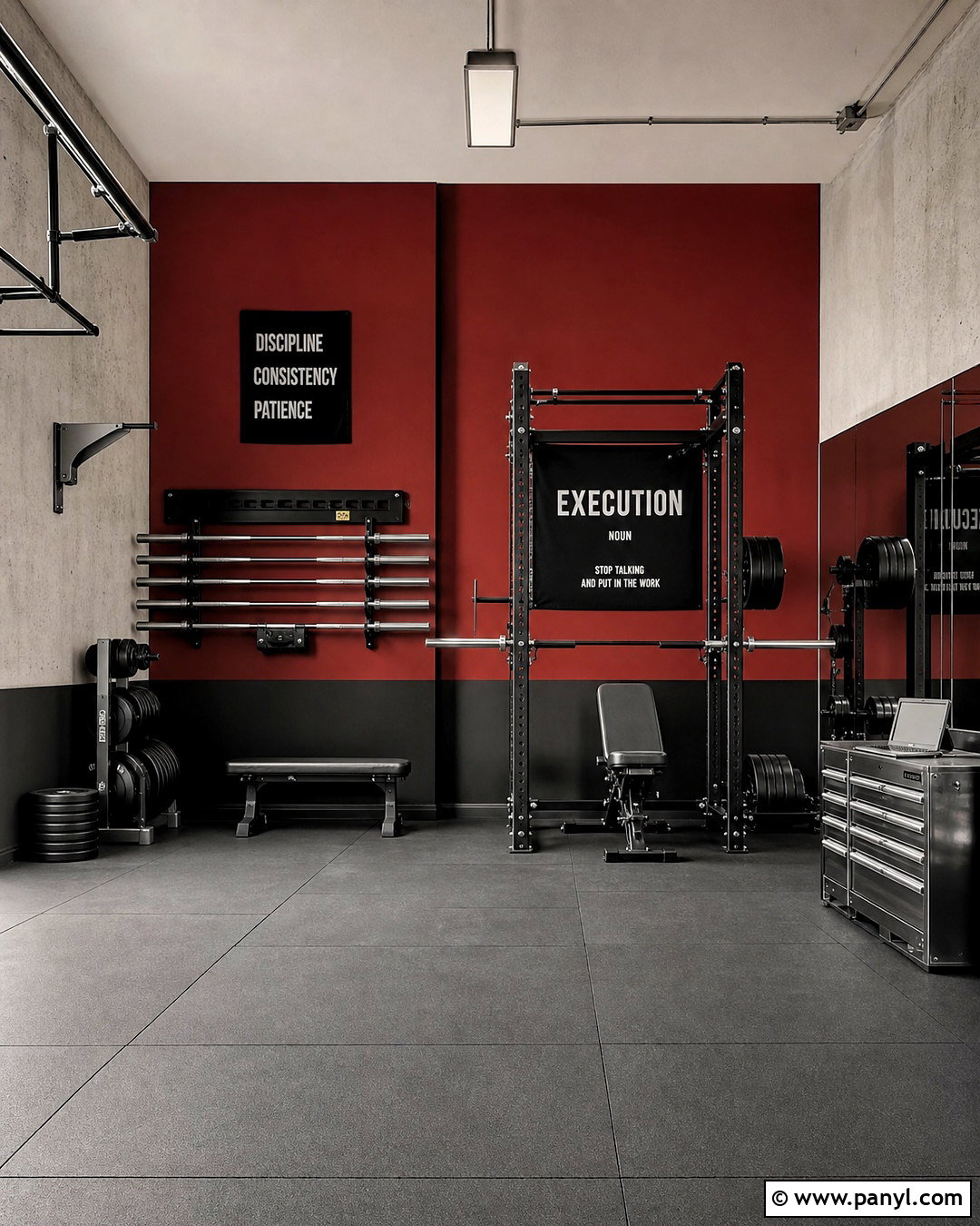 20 Gym Wall Painting Ideas for an Energizing Home Workout