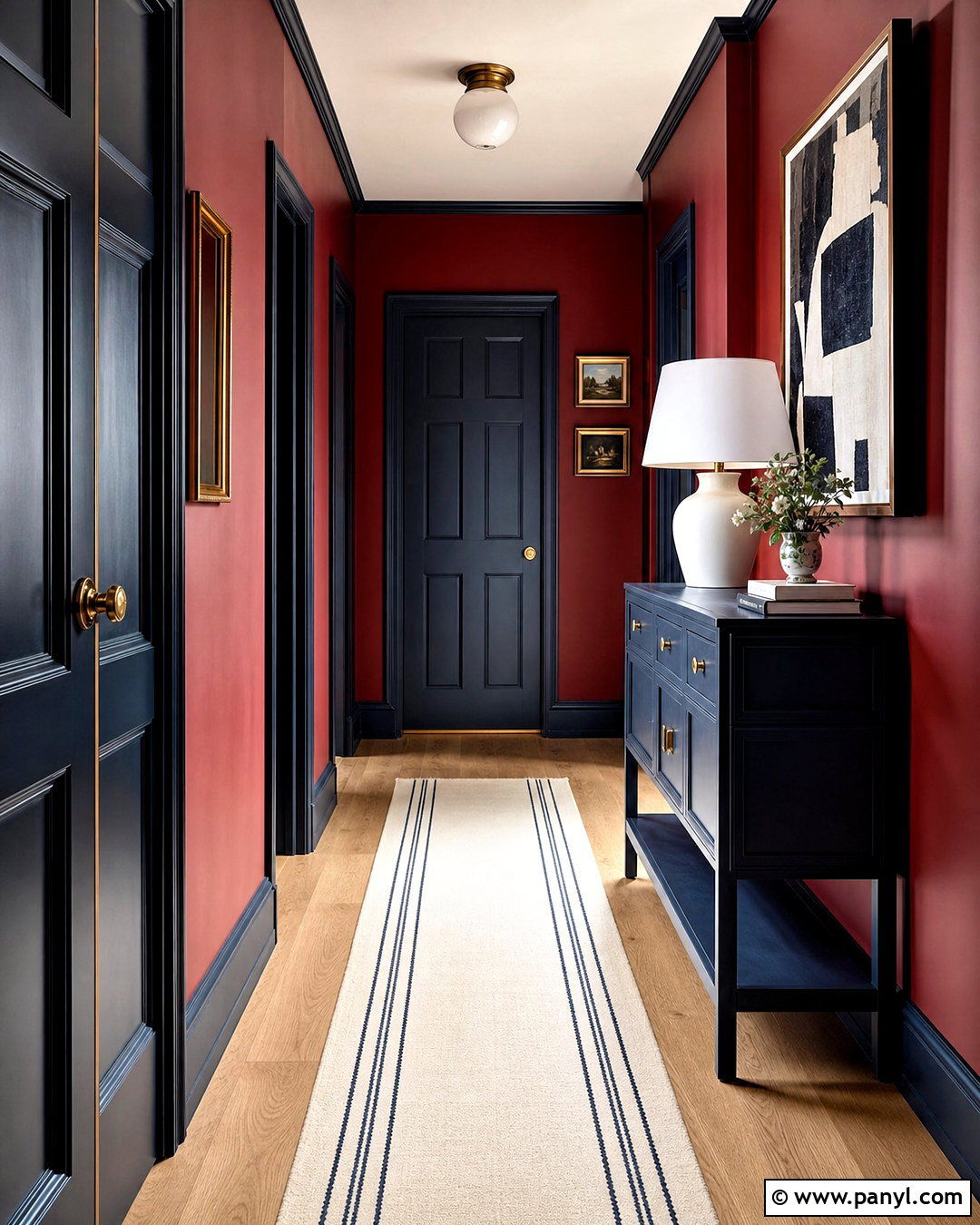 20 Red Hallway Ideas for a Bold and Welcoming Grand Entrance