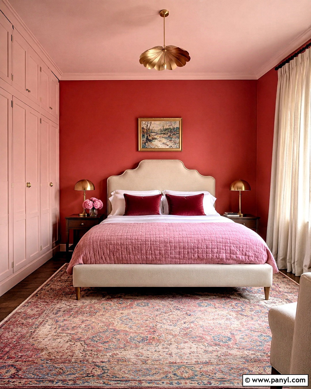 Red And Pink Bedroom - 20 paint room red ideas