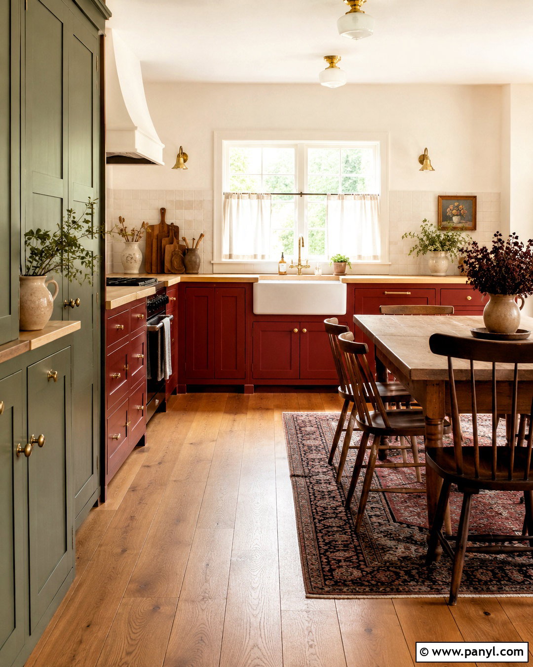 Red And Sage Kitchen - 20 paint room red ideas