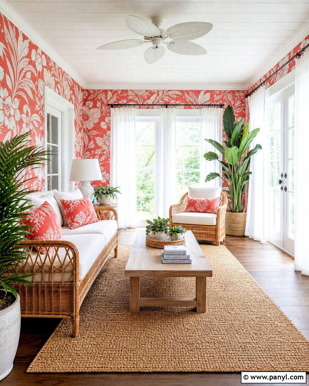 Red And White Botanical Wallpaper - 20 red and white wallpaper for walls