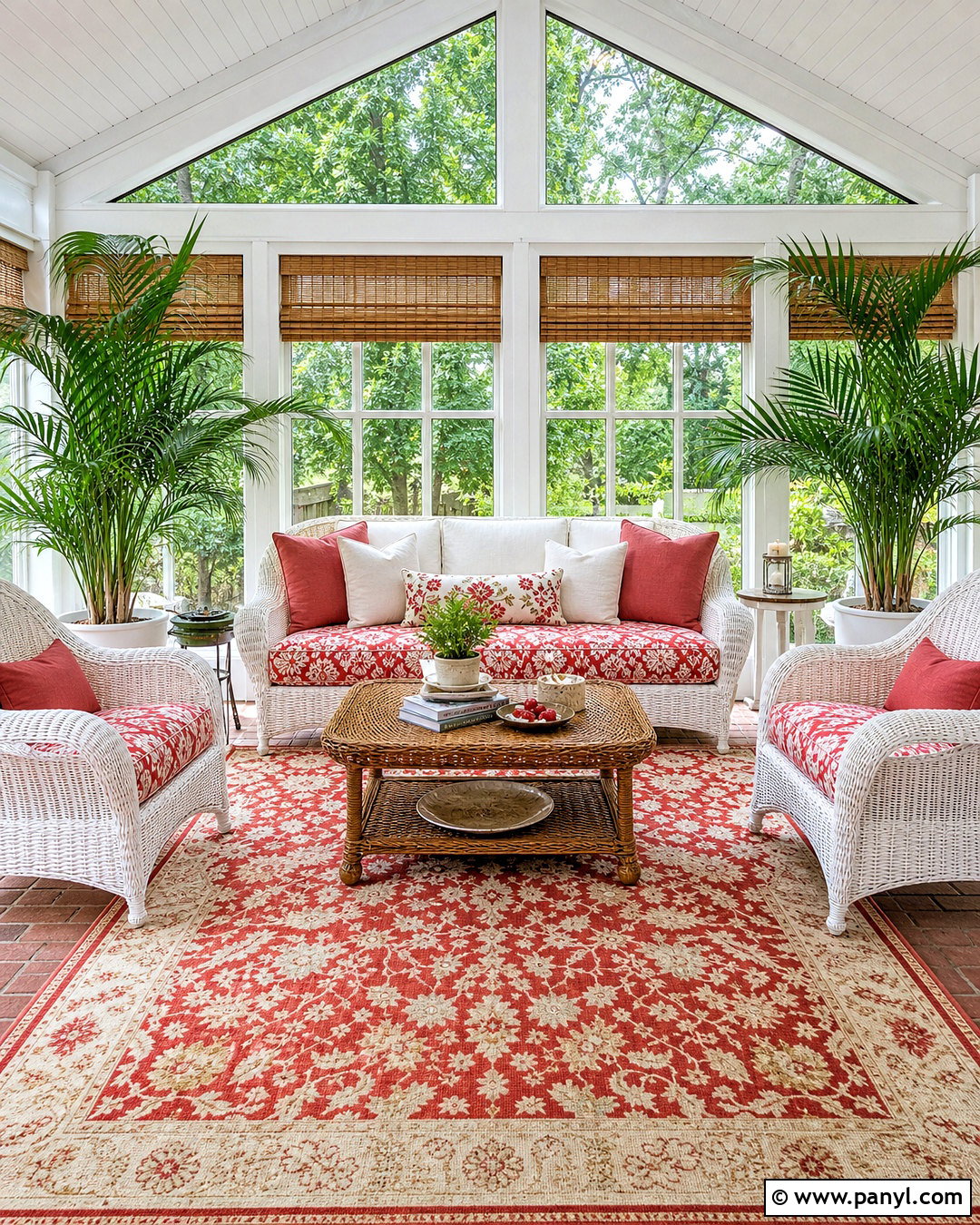 20 Red and White Damask Design Ideas for Timeless, Elegant Rooms