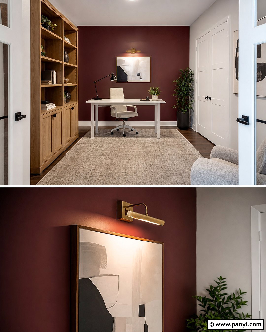 Red And White Home Office Walls - 20 Red And White Walls