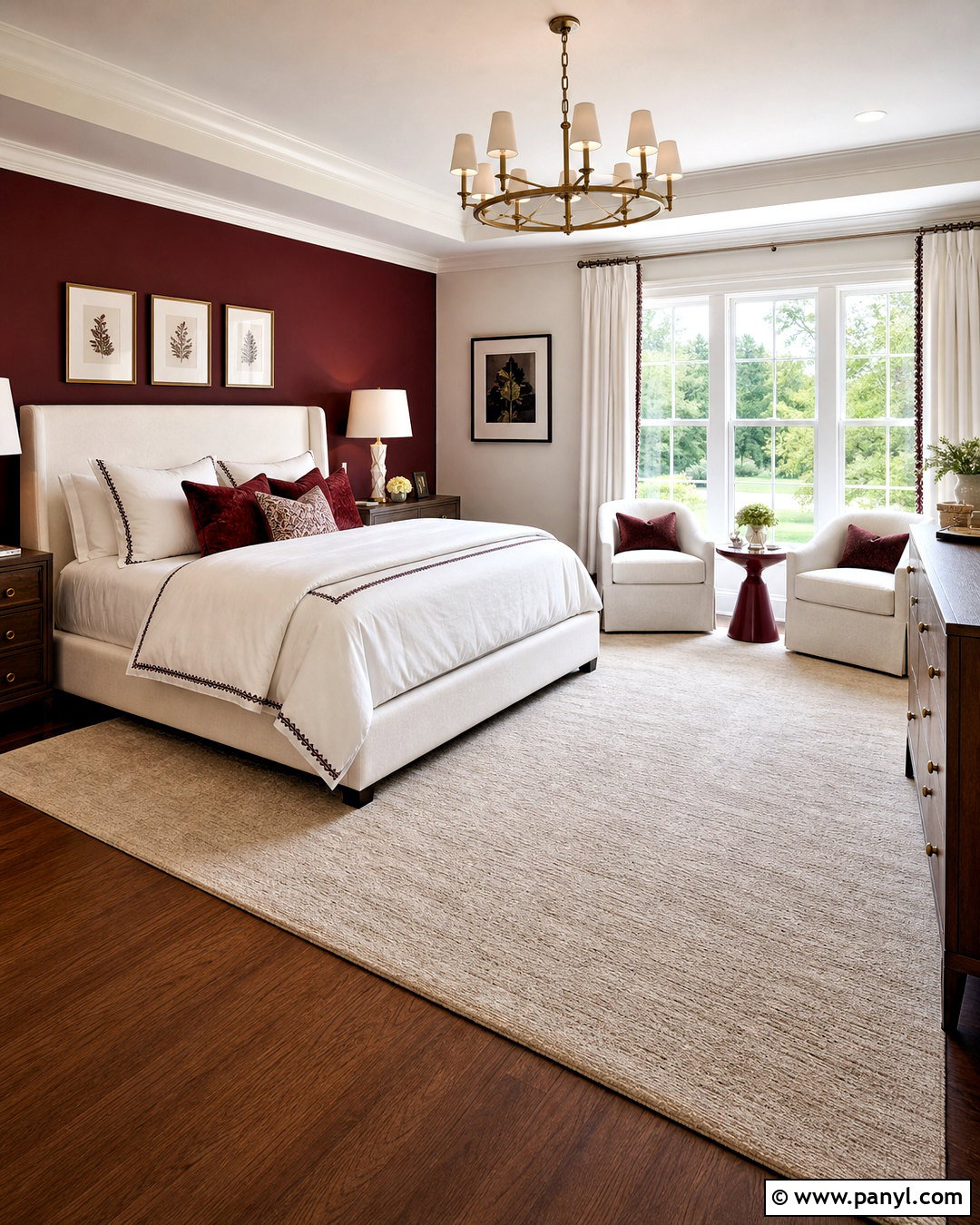 Red And White Primary Bedroom - 20 red and white bedroom ideas