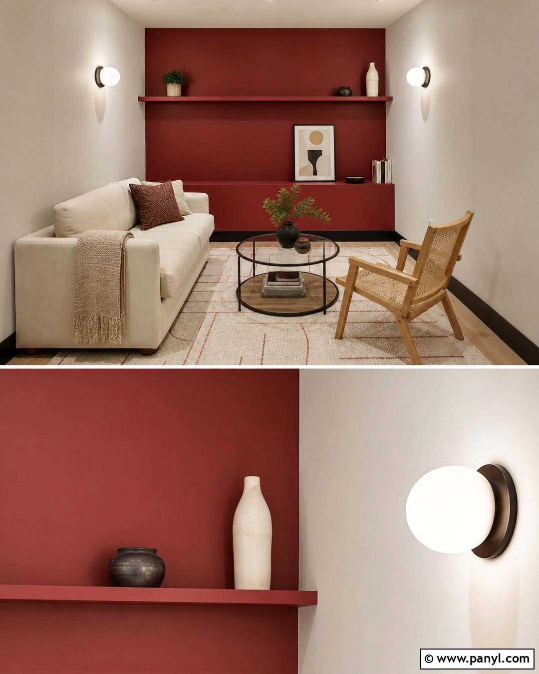 Red And White Small Room Walls - 20 Red And White Walls
