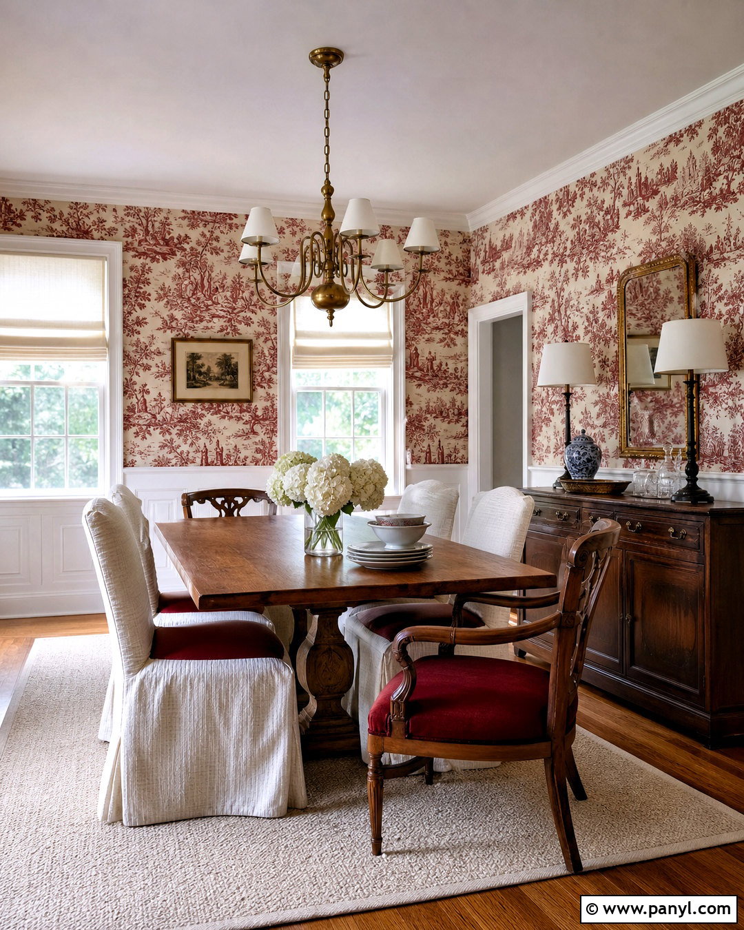 Red And White Toile Wallpaper - 20 red and white wallpaper for walls