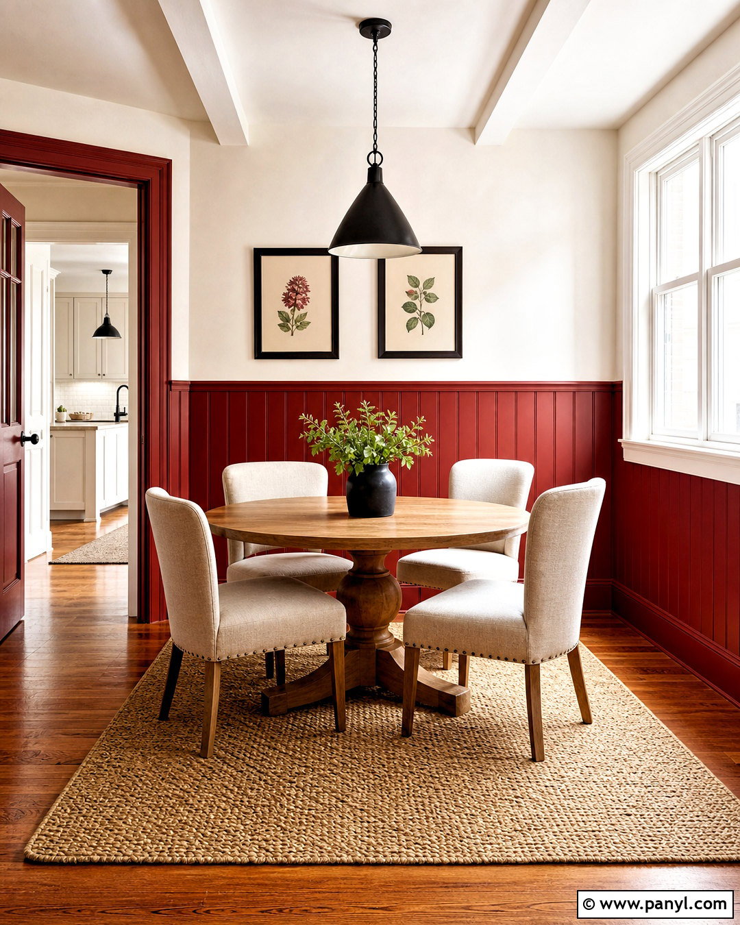 Red Board And Batten Wall - 20 red wall texture ideas