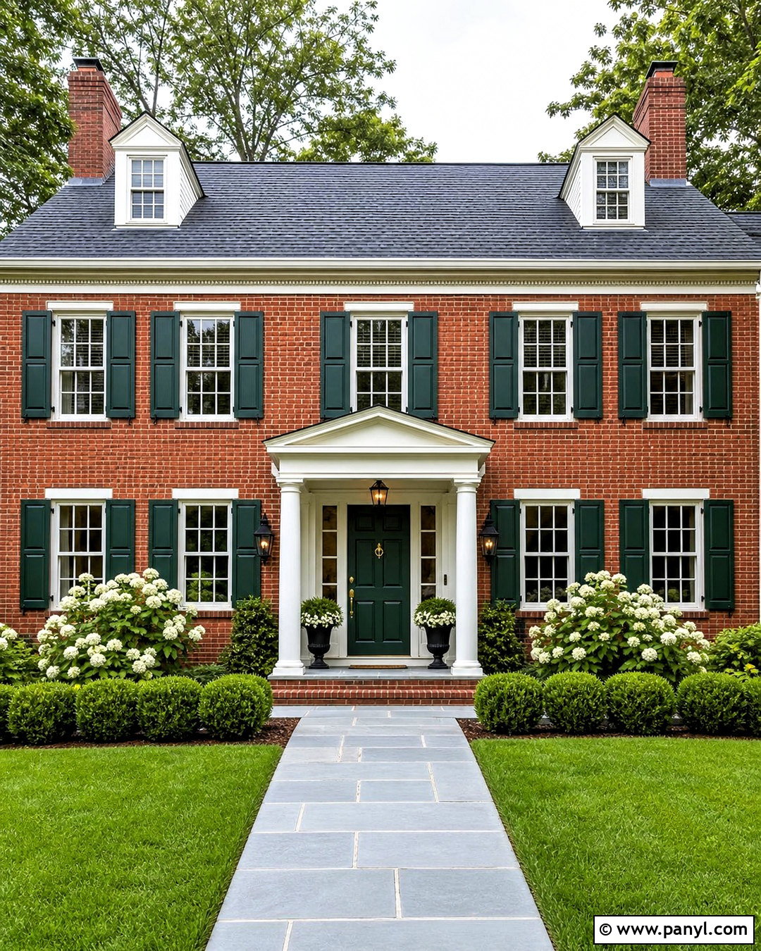 Red Brick Colonial House Makeover - 20 red brick house exterior makeover ideas