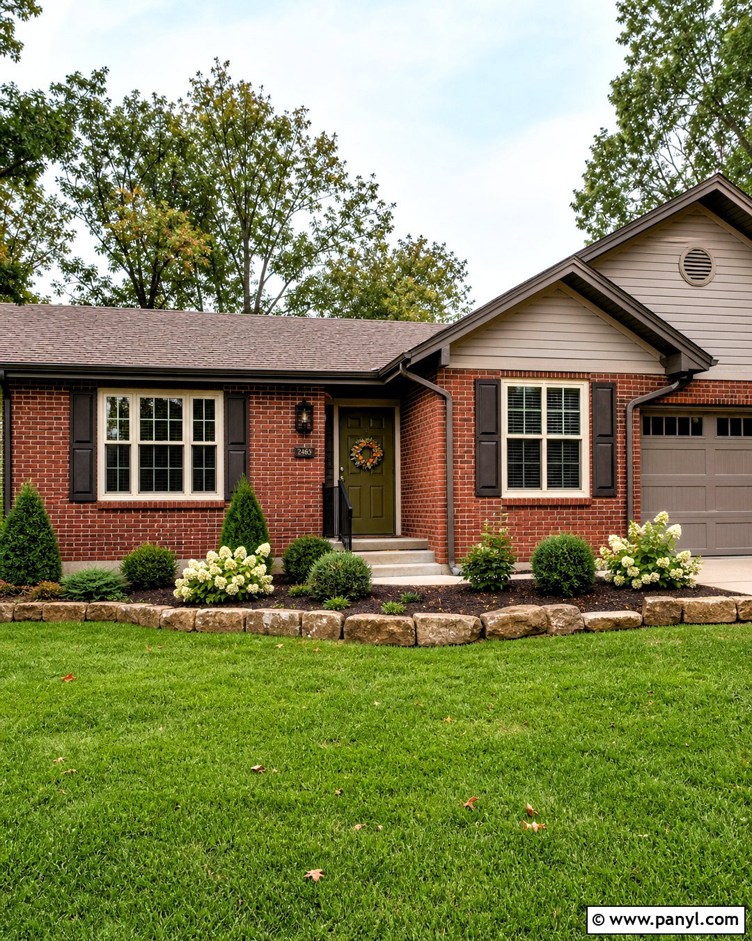 Red Brick Exterior With Painted Trim - 20 home painting ideas exterior ideas