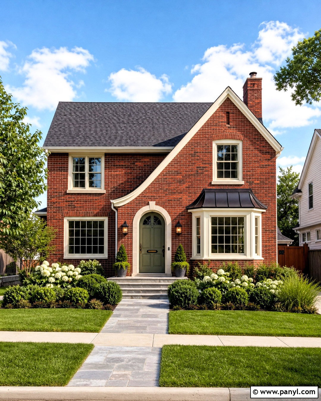 Red Brick House Exterior - 20 red home ideas
