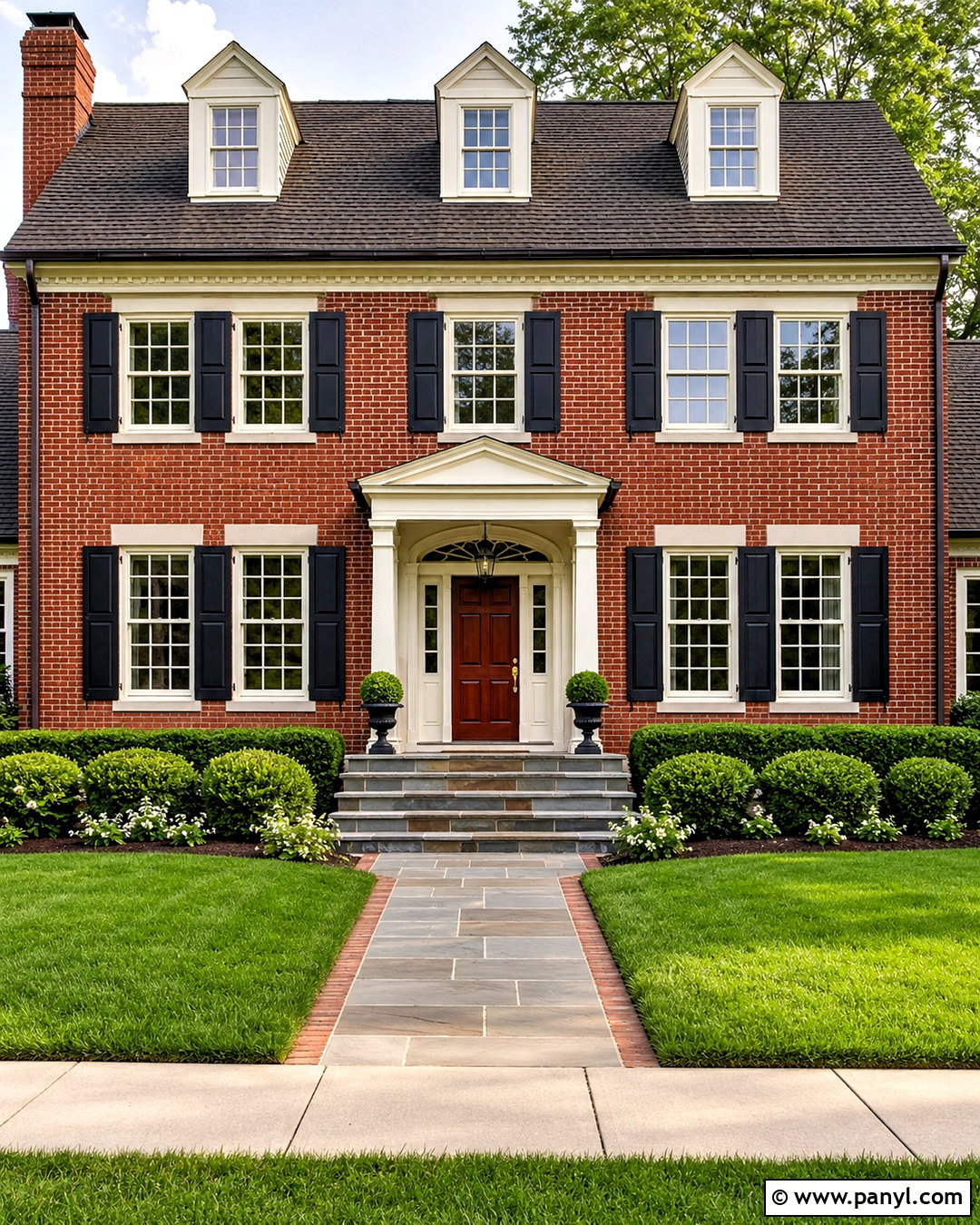 Red Brick House Exterior - 20 outer colour of house ideas