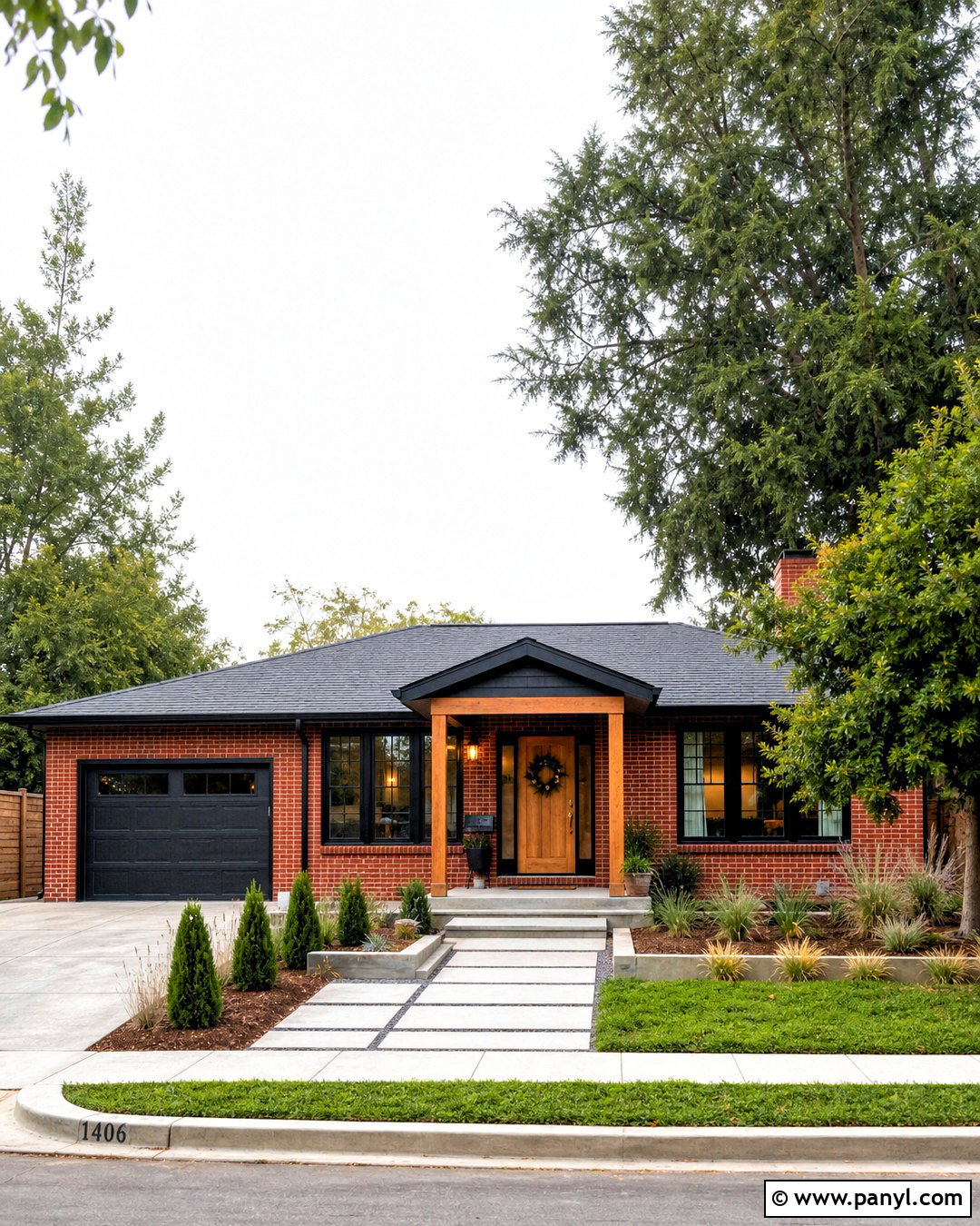 Red Brick Ranch House Makeover - 20 red brick house exterior makeover ideas