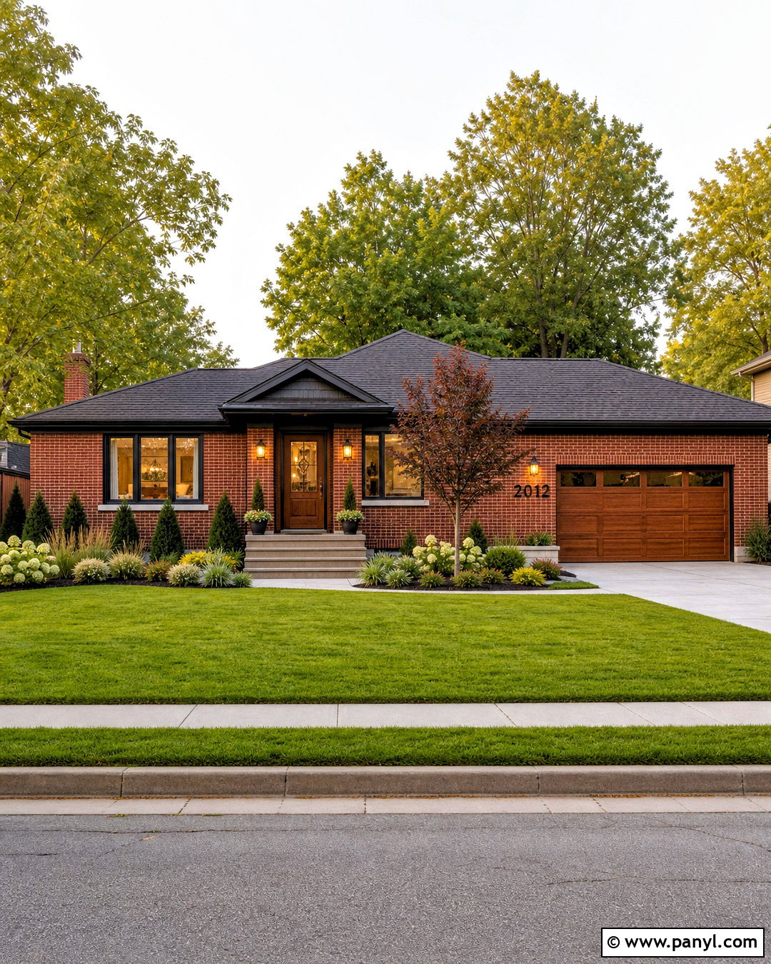 Red Brick Ranch With A Full Curb Appeal Update - 20 red brick ranch exterior makeover ideas