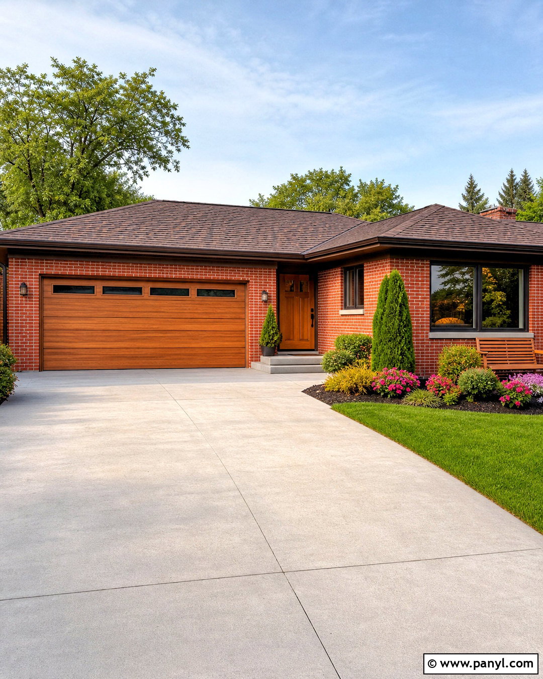 20 Red Brick Ranch Exterior Makeover Ideas With Curb Appeal