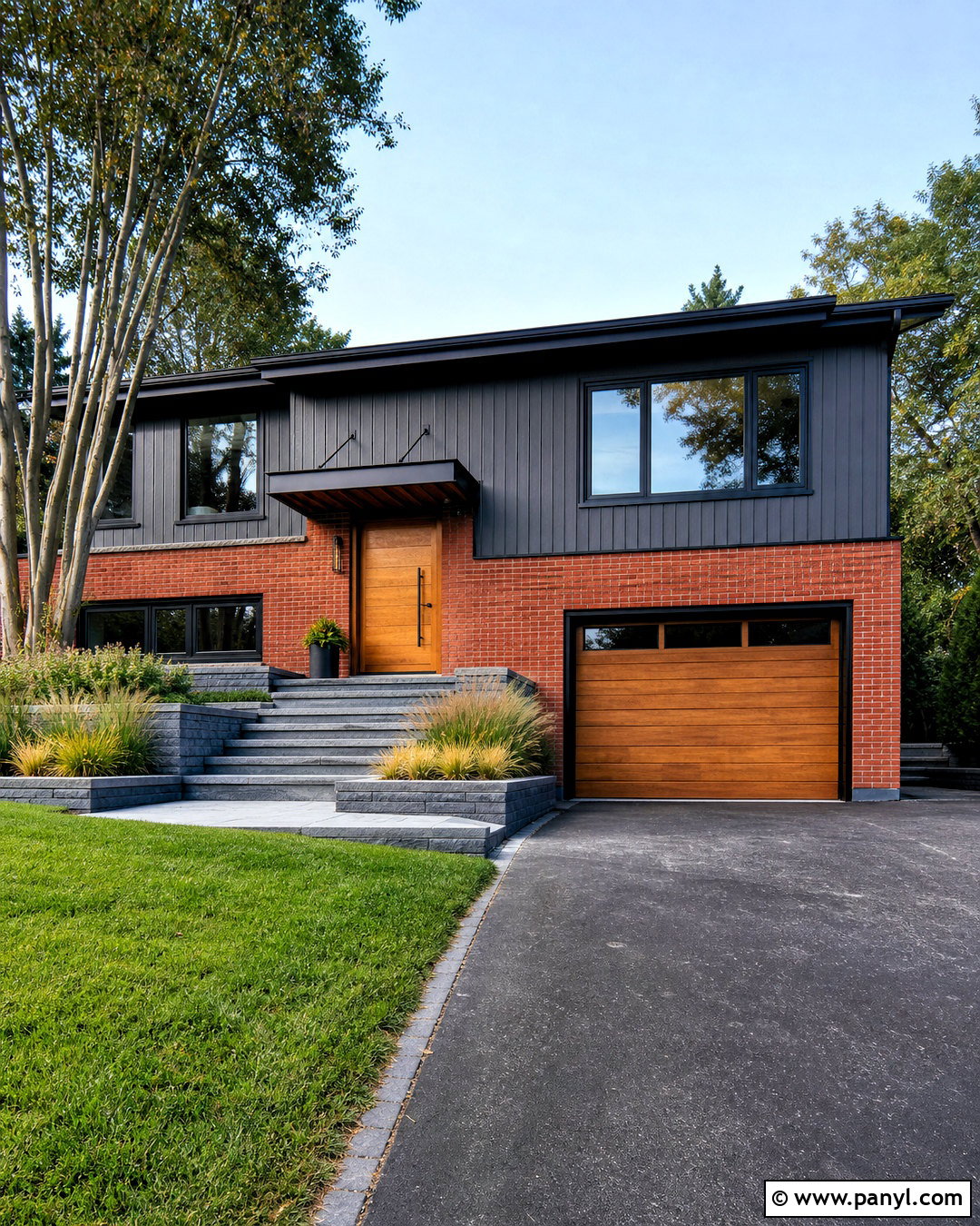 Red Brick Split-Level Makeover - 20 red brick house exterior makeover ideas