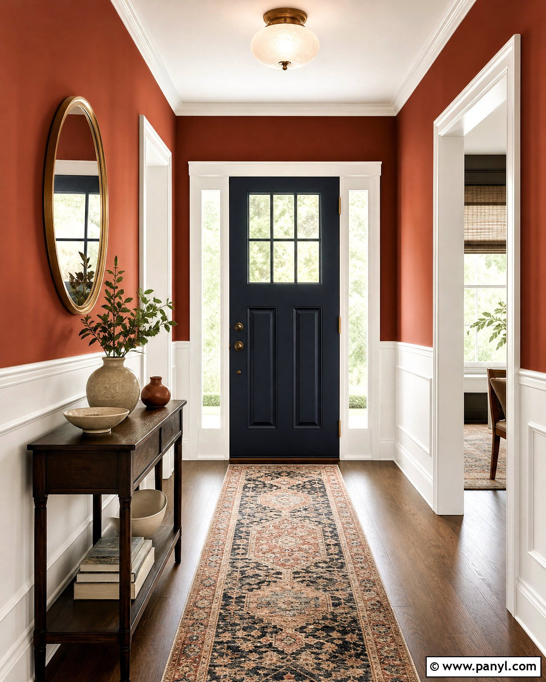 Red Cent SW 6341 Burnt Orange Paint Color - 20 burnt orange paint colors