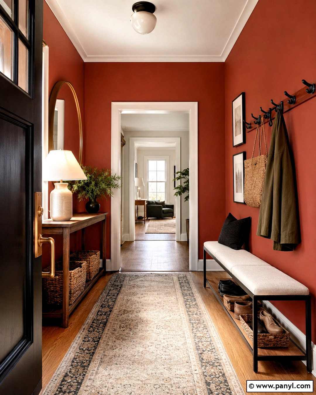 Red Entryway Walls - 40 Red Walls