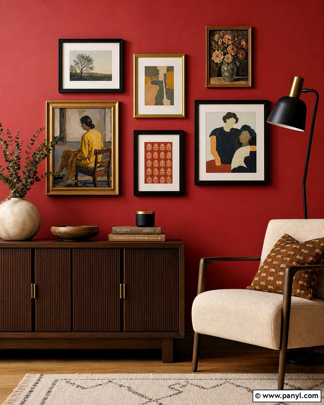 Red Gallery Wall Background - 20 red wall background ideas