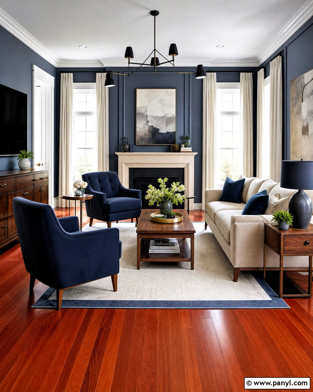 Red Hardwood Floor Living Room - 20 red floor living room ideas