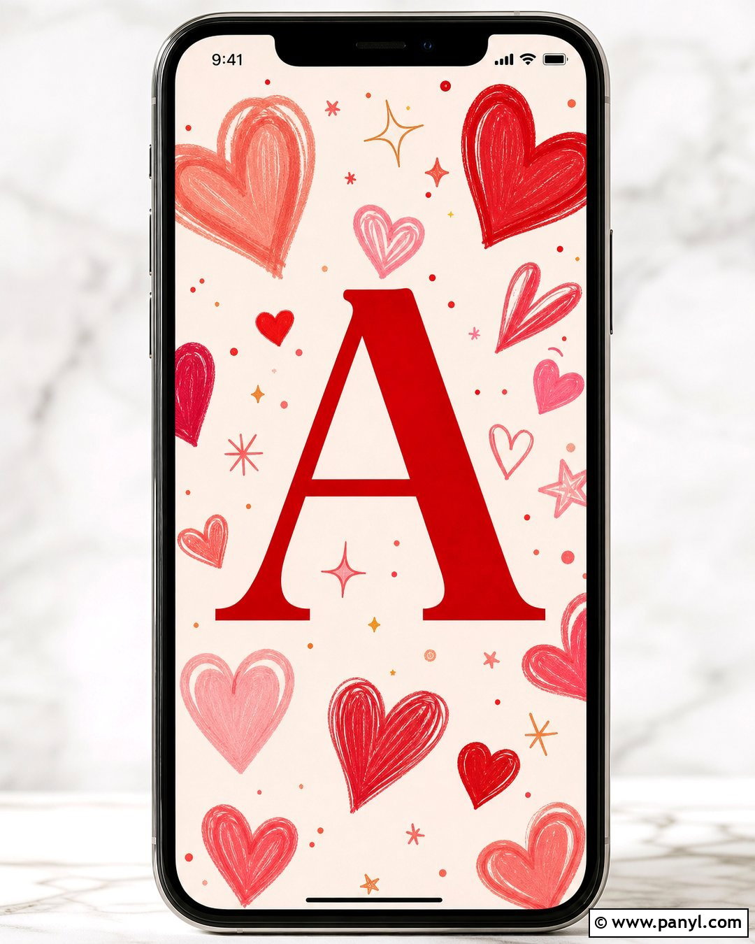 Red Heart Letter A Wallpaper - 20 Wallpaper With The Initial A Ideas