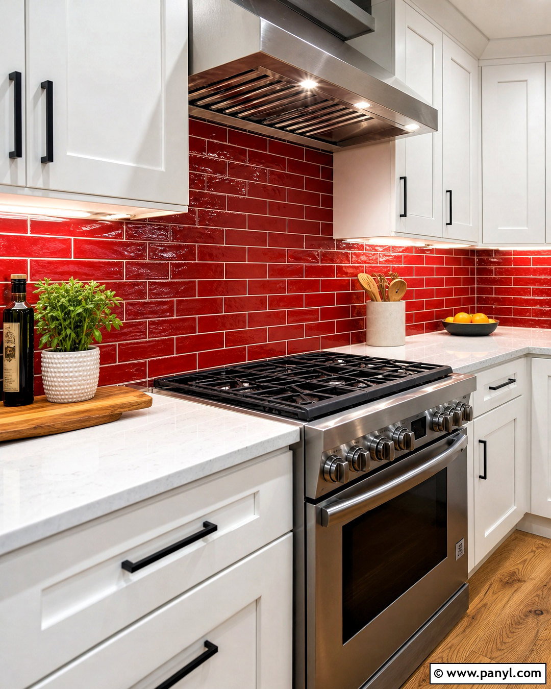 Red Kitchen Backsplash - 20 kitchen color red ideas
