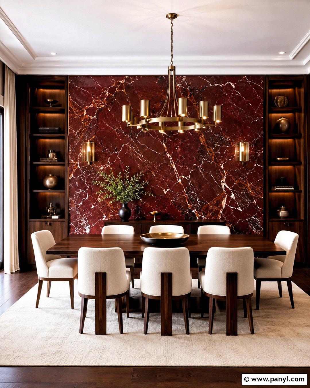 Red Marble Dining Room Wall - 20 marble wall design luxury ideas