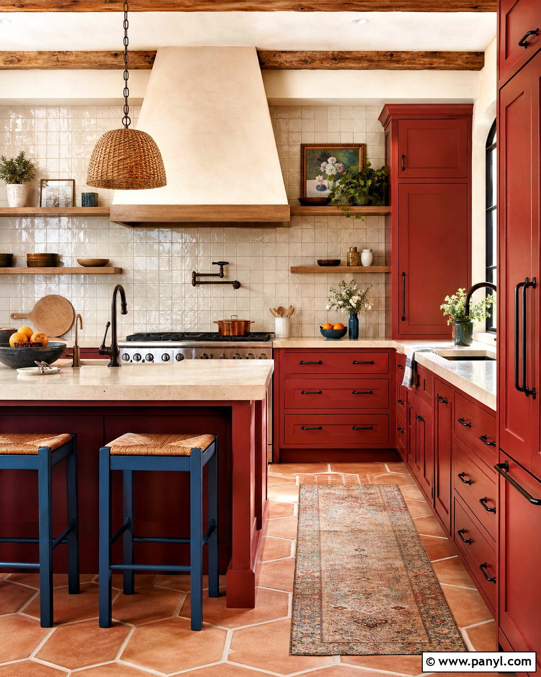Red Mediterranean Kitchen - 20 kitchen color red ideas