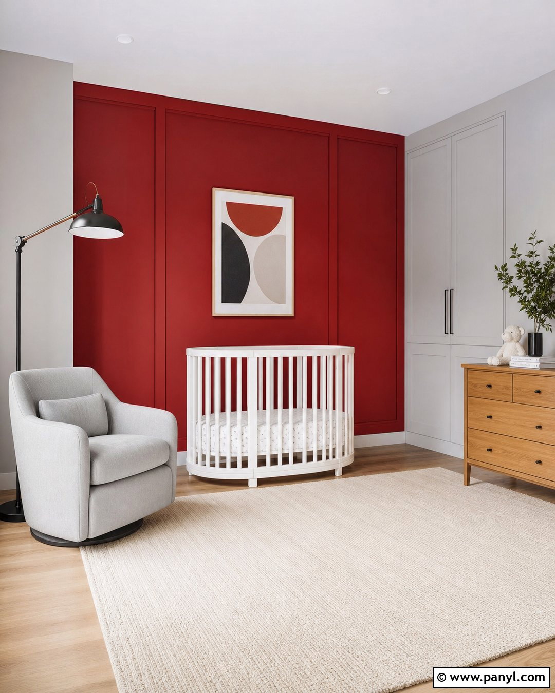 20 Red Accent Wall Nursery Ideas for a Warm, Playful Space
