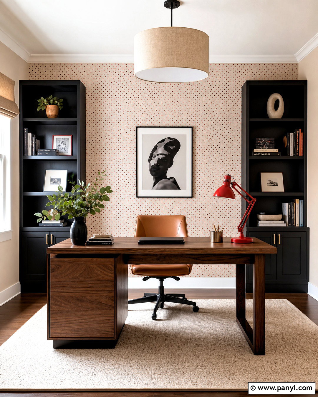 Red Polka Dot Wallpaper Home Office - 20 red polka dot wallpaper ideas