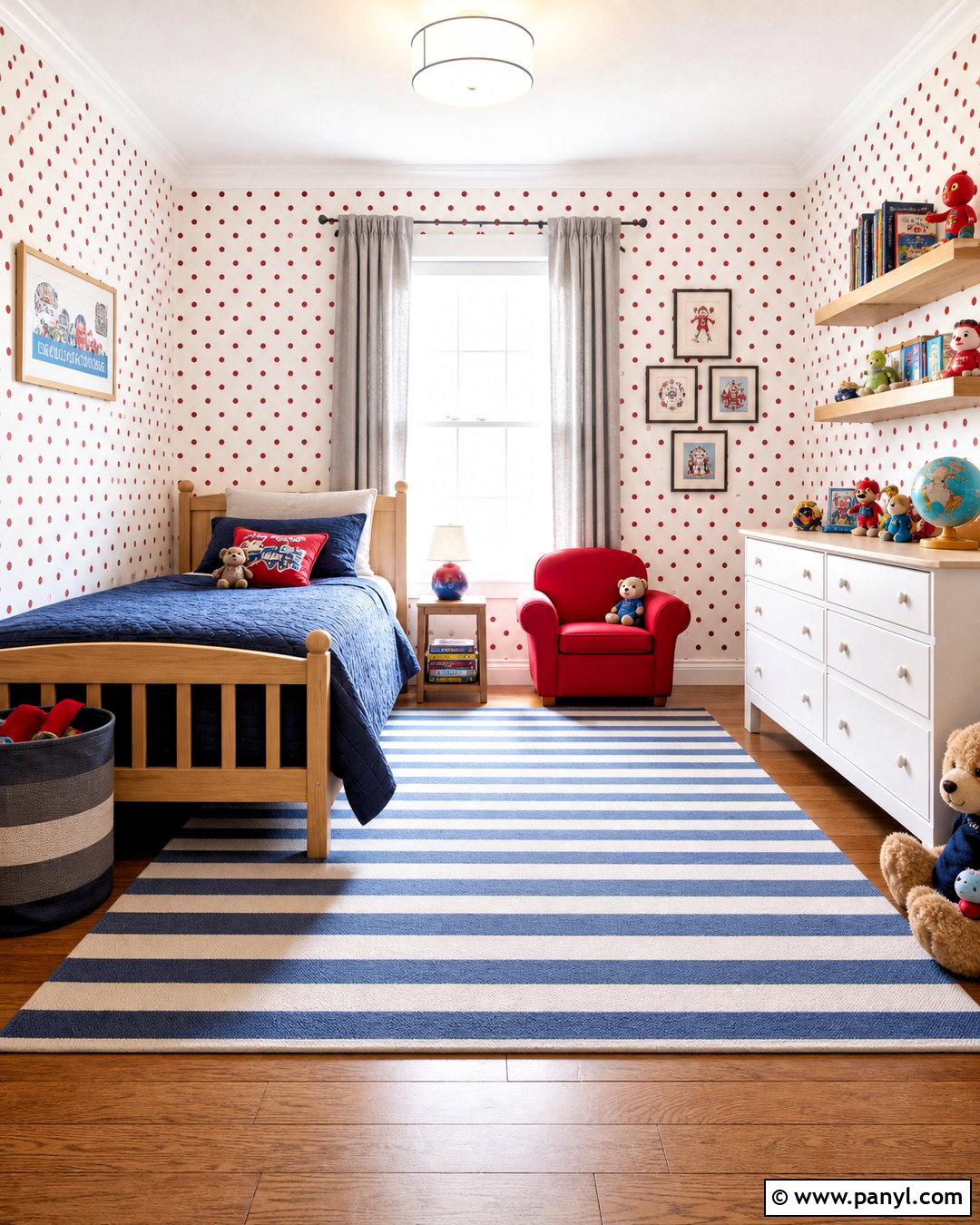 Red Polka Dot Wallpaper Kids Room - 20 red wallpaper pattern ideas