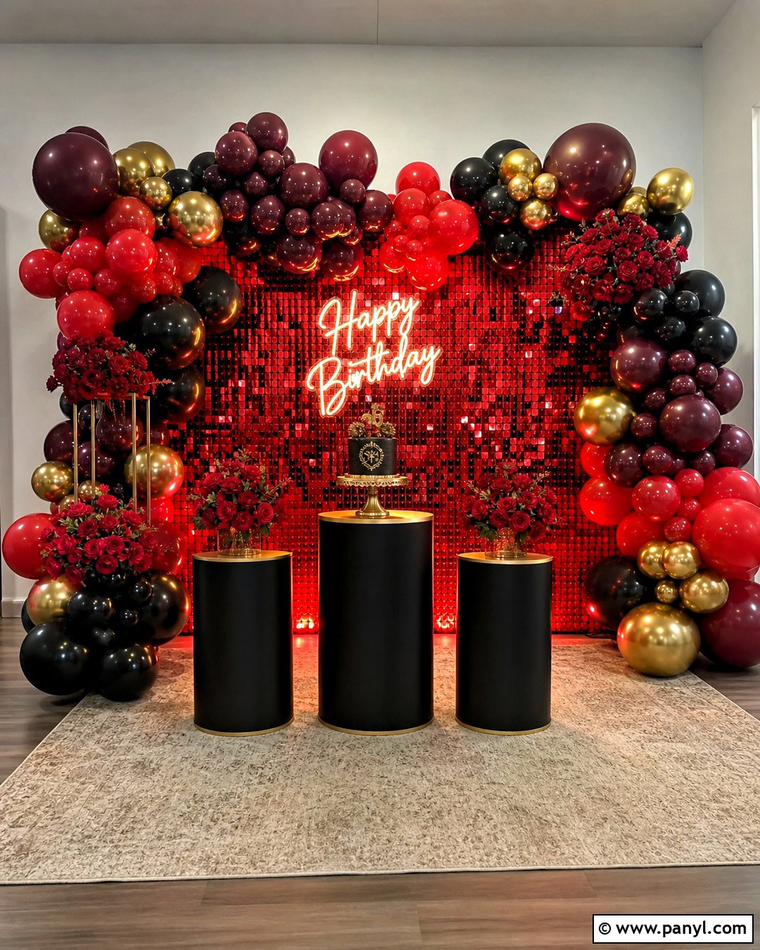 Red Shimmer Wall Backdrop - 20 shimmer wall backdrop ideas