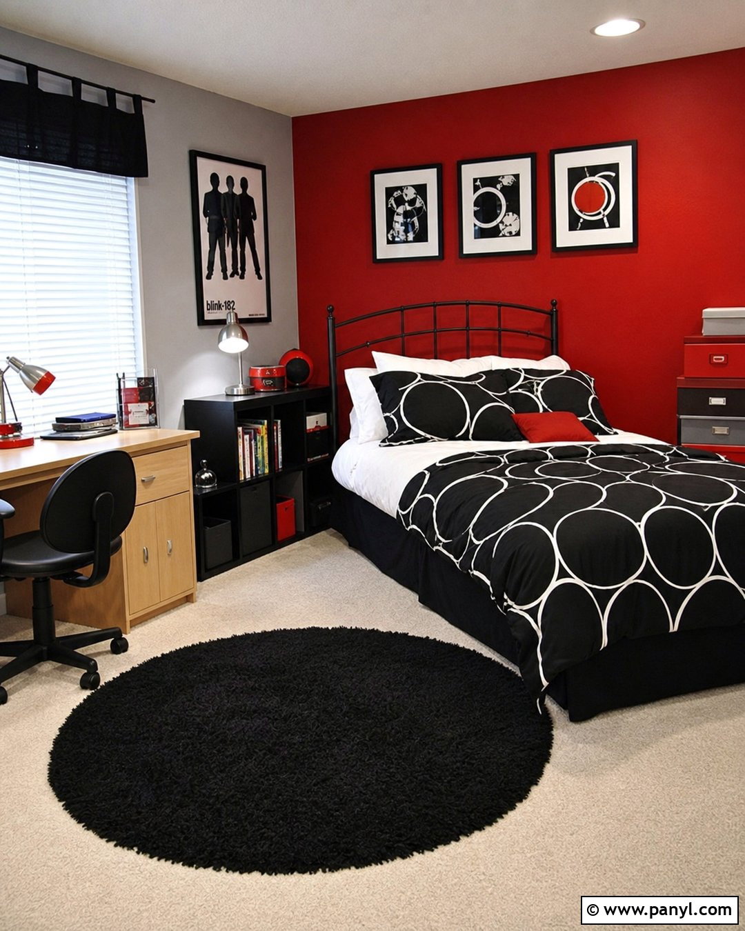 Red Teen Bedroom - 20 Early 2000S Red Walls
